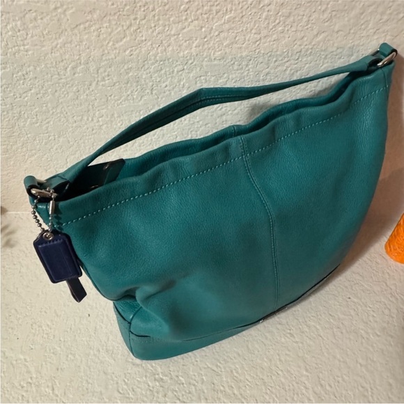 Coach Turquoise Leather Hobo Bag - Picture 13 of 17